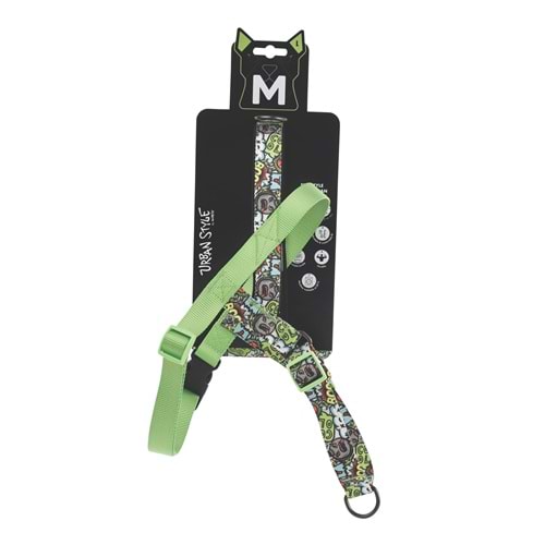 10871199 M-PETS URBAN STYLE MULTİCOLOR NORWEGIAN KÖPEK GÖĞÜS TASMASI (L)