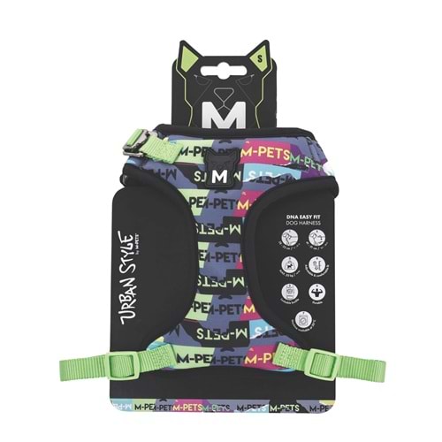 10871399 M-PETS URBAN STYLE DNA EASY FİT KÖPEK GÖĞÜS TASMASI (S)