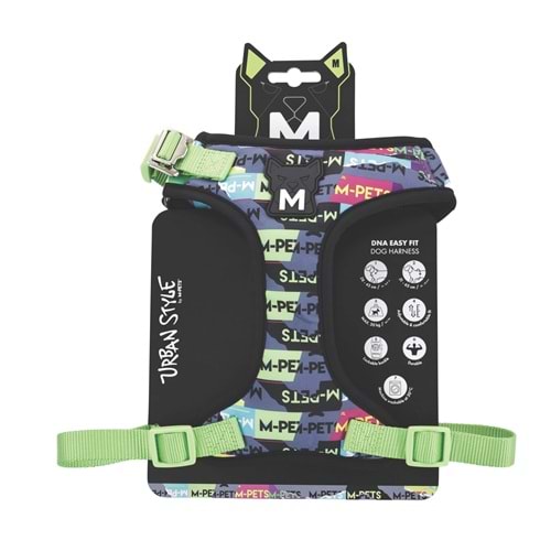 10871499 M-PETS URBAN STYLE DNA EASY FİT KÖPEK GÖĞÜS TASMASI (M)
