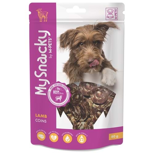 19023999 M-PETS MY SNACKY LAMB COINS KÖPEK ÖDÜLÜ 80GR