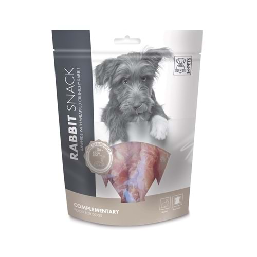 19025799 M-PETS RABBIT RAWHIDE CRUNCHY KÖPEK ÖDÜLÜ 144GR
