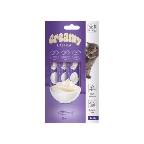 19038599 M-PETS CREAMY TON BALIKLI KEDİ ÖDÜLÜ 4X15GR