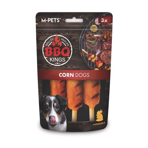 19041399-M-PETS BBQ KINGS CORN DOGS CHICKEN ÖDÜL 90GR