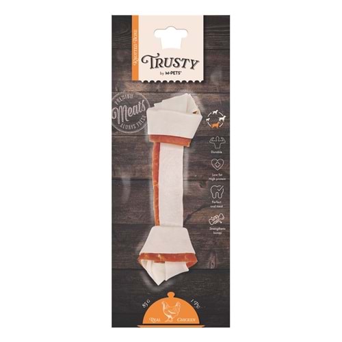 19046399 M-PETS TRUSTY CHICKEN DÜĞÜMLÜ KEMİK 85GR/20,3CM