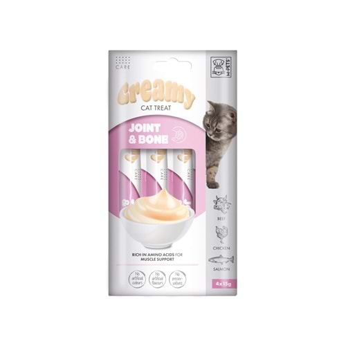 19050399 M-PETS JOINT & BONE FONKSİYONEL CREAMY KEDİ ÖDÜLÜ 4X15GR