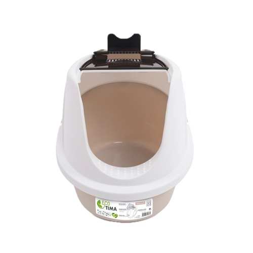 20117299 M-PETS ECO TIMA KEDİ TUVALETİ (M) DESERT SAND