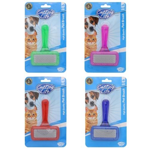 201481-CAT/DOGLİFE KEDİ ve KÖPEKLER İÇİN TELLİ FIRÇA FOSFORLU