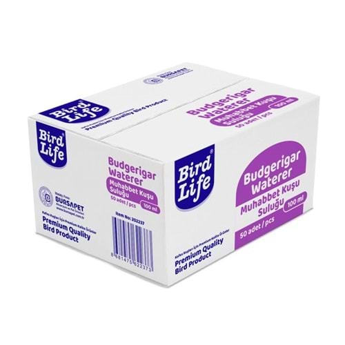 202237-BİRDLİFE MUHABBET KUŞU SULUĞU 100ML 50Lİ