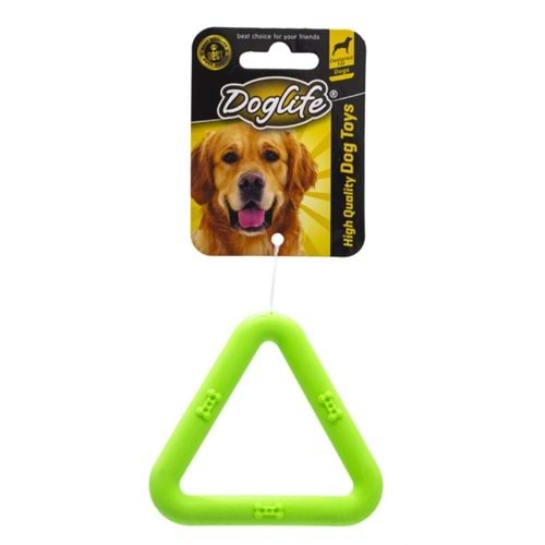 202253-DOGLİFE KÖPEKLER İÇİN KAUÇUK TRIANGLE OYUNCAK