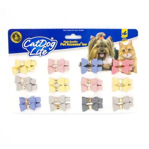 202531-CAT/DOGLİFE KEDİ ve KÖPEK İÇİN TOKA 24LÜ MİX COLOR