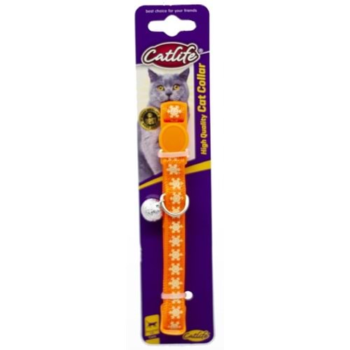 202592-CATLİFE KEDİLER İÇİN ZİLLİ BOYUN TASMASI MİX COLOR