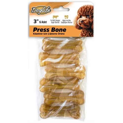 202698-DOGLİFE PRESS KEMİK NATUREL 20GR/AD.6LI