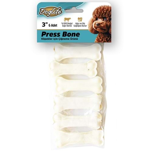 202700-DOGLİFE PRESS KEMİK WHİTE 20GR/AD. 6LI