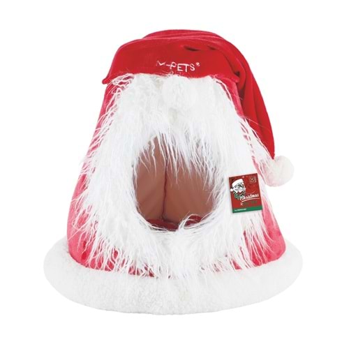 20304199 M-PETS CHRISTMAS KEDİ EVİ RED