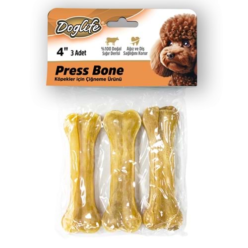 203393-DOGLİFE PRESS KEMİK NATUREL 30GR/AD. 3LÜ