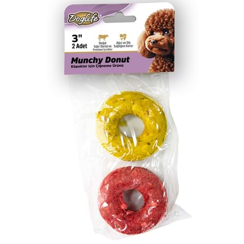 203408-DOGLİFE MUNCY DONUT 60GR/AD. 2Lİ