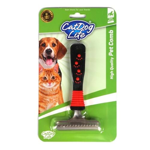 203739-CAT/DOGLİFE KEDİ ve KÖPEKLER İÇİN TIRMIK TARAK 8X16CM