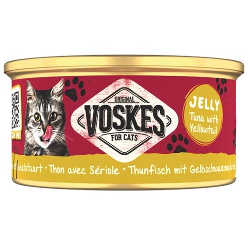 20377-VOSKES TON BALIĞI ve SARIKUYRUK KEDİ KONSERVESİ 85GR 24LÜ