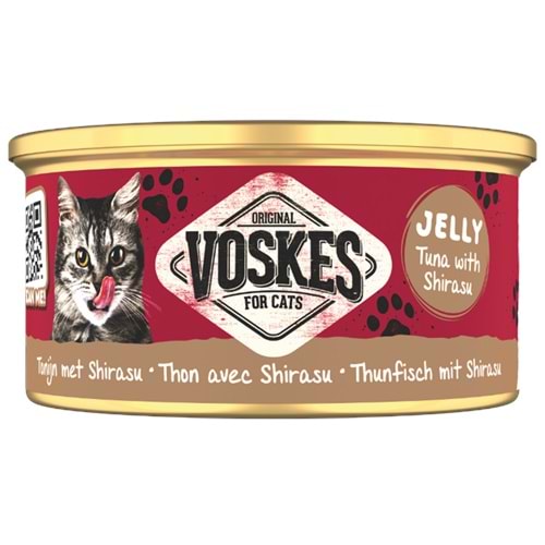 20382-VOSKES TON BALIĞI ve ŞİRASU KEDİ KONSERVESİ 85GR 24LÜ