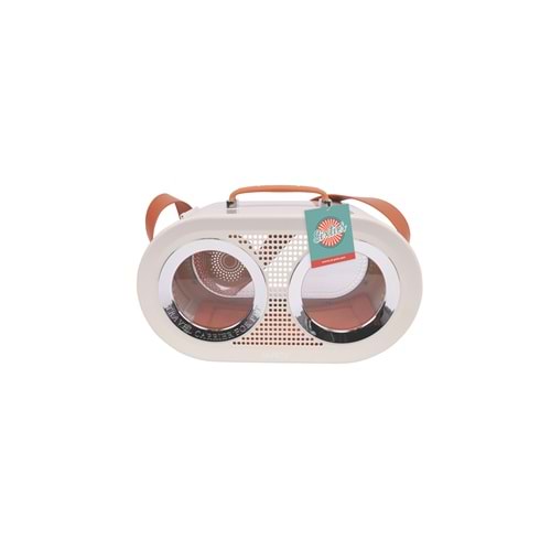 20402399 M-PETS RADIO TAŞIMA ÇANTASI WHITE 50X23X31CM