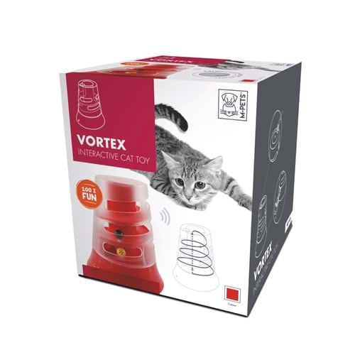 20624499 M-PETS VORTEX ELECTRONİC KEDİ OYUNCAĞI RED