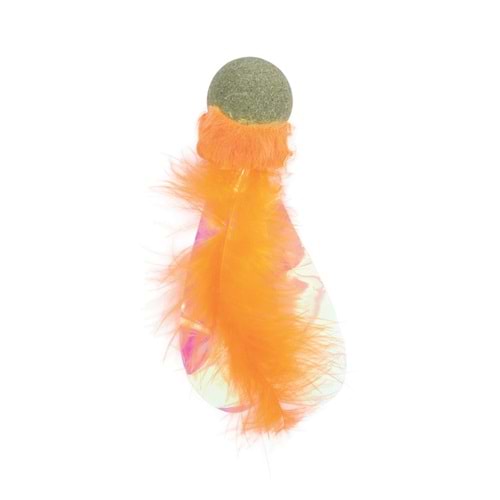 20640599 M-PETS CHARMY FIREFLY CATNİPLİ KEDİ OYUNCAĞI ORANGE