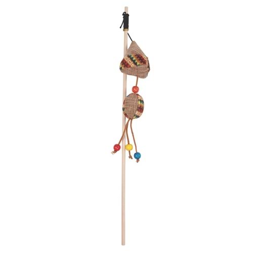 20641699 M-PETS CHARMY CONE CATNİPLİ KEDİ OYUNCAĞI OLTA BROWN