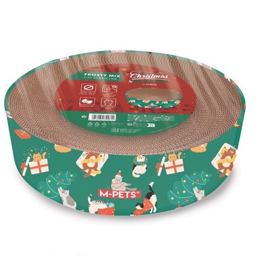 20644199 M-PETS CHRİSTMAS KEDİ TIRMALAMA FROSTY MİX