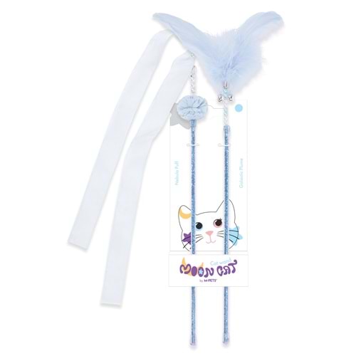 20650999 M-PETS MOONCAT KEDİ OYUNCAĞI OLTA BLUE 2Lİ SET