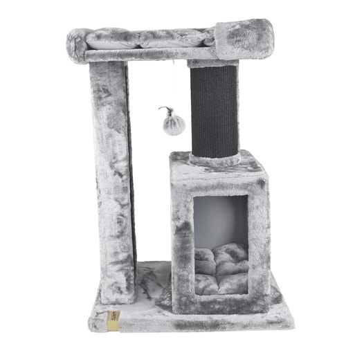 20656499 M-PETS PANTHER PREMİUM NOOK KEDİ TIRMALAMA GREY