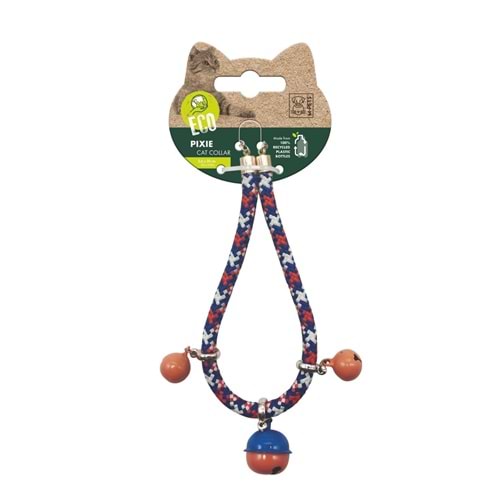 20800599 M-PETS PIXIE KEDİ BOYUN ZİLLİ TASMASI MİX COLOR