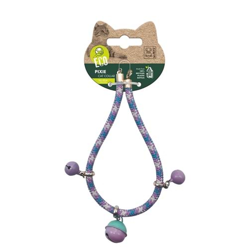 20800699 M-PETS PIXIE KEDİ BOYUN ZİLLİ TASMASI MİX COLOR