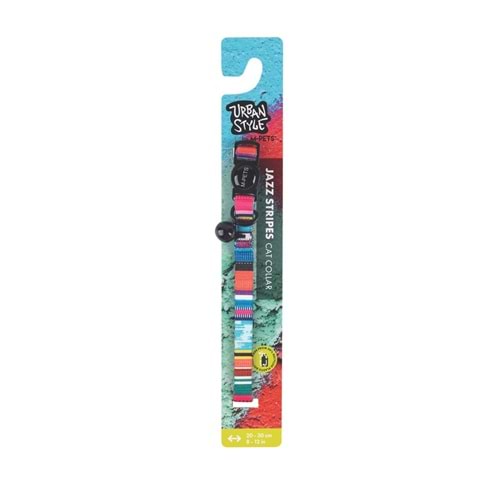 20801399 M-PETS URBAN STYLE JAZZ STRIPES KEDİ BOYUN TASMASI
