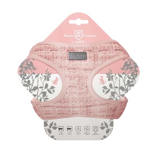 20804199 M-PETS HAUTE COUTURE KEDİ GÖĞÜS TASMASI PİNK