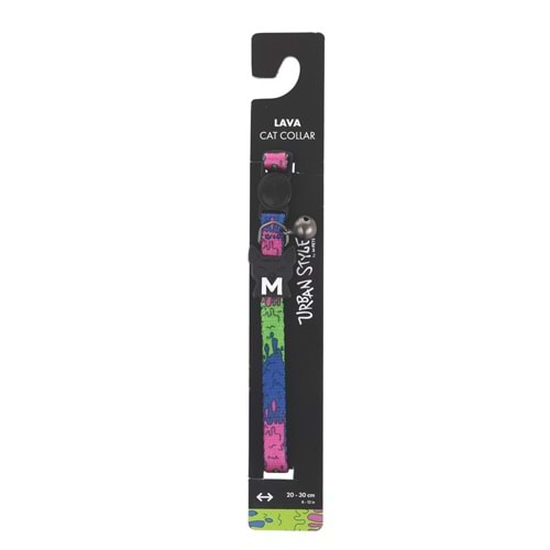 20804599 M-PETS URBAN STYLE LAVA KEDİ BOYUN TASMASI