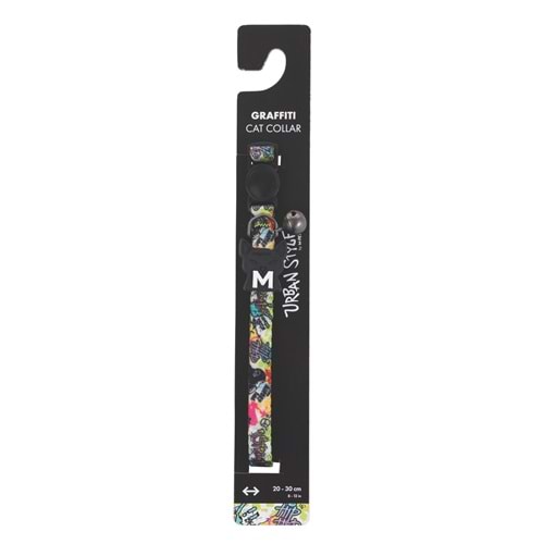 20804699 M-PETS URBAN STYLE GRAFFITI KEDİ BOYUN TASMASI