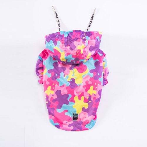 23510-PAWSTAR ROSEA CAMOUFLAGE YAĞMURLUK 5Lİ SET (M-L-XL-XL-2XL)