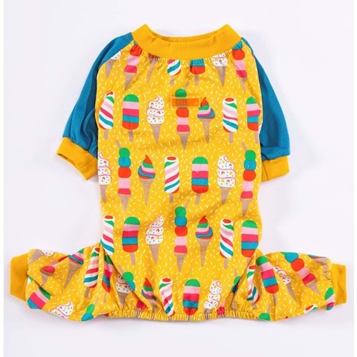 23909-PAWSTAR İCE CREAMS PYJAMAS 5Lİ SET(M-L-XL-XL-2XL)