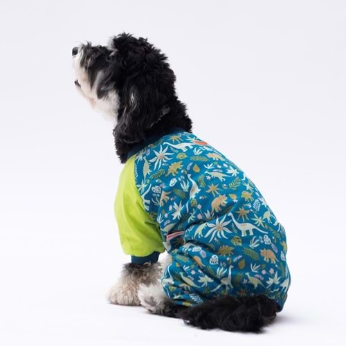 23928-PAWSTAR DİNOSAUR PİJAMA TULUM 5Lİ SET(M-L-XL-XL-2XL)