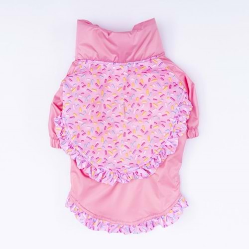 24513-PAWSTAR PEMBE VİCTORİA YAĞMURLUK 5Lİ SET(M-L-L-XL-2XL)