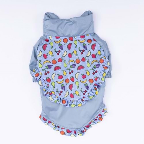 24514-PAWSTAR GRİ VİCTORİA YAĞMURLUK 5Lİ SET(M-L-L-XL-2XL)