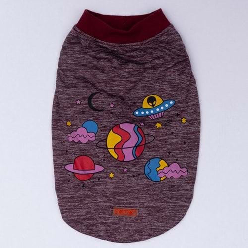 24825-PAWSTAR BORDO SPACE TİME TİŞÖRT 6LI SET(S-M-L-L-XL-2XL)