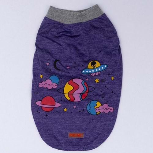 24826-PAWSTAR MOR SPACE TİME TİŞÖRT 6LI SET(S-M-L-L-XL-2XL)