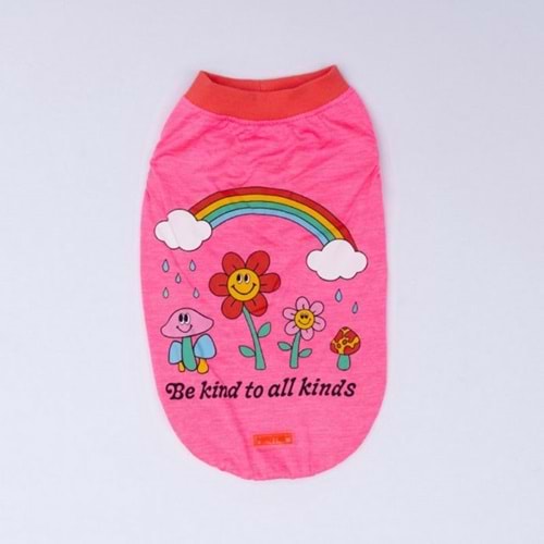 24830-PAWSTAR NEON PEMBE BE KİND TİŞÖRT 6LI SET(S-M-L-L-XL-2XL)