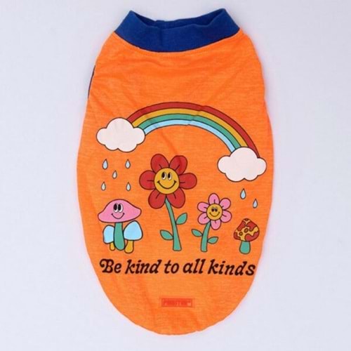 24831-PAWSTAR NEON TURUNCU BE KİND TİŞÖRT 6LI SET(S-M-L-L-XL-2XL)
