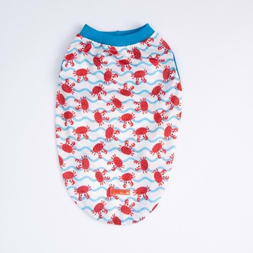 25810-PAWSTAR FUN CRABS TİŞÖRT 6LI SET(S-M-L-L-XL-2XL)