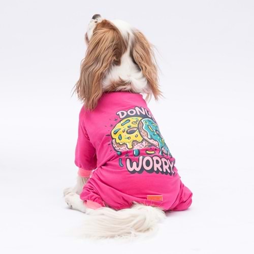 25901-PAWSTAR DONUT WORRY PİJAMA TULUM 5Lİ SET (M-L-L-XL-2XL)