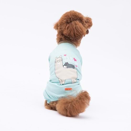 25902-PAWSTAR LAMA & DOG PİJAMA TULUM 5Lİ SET (M-L-L-XL-2XL)