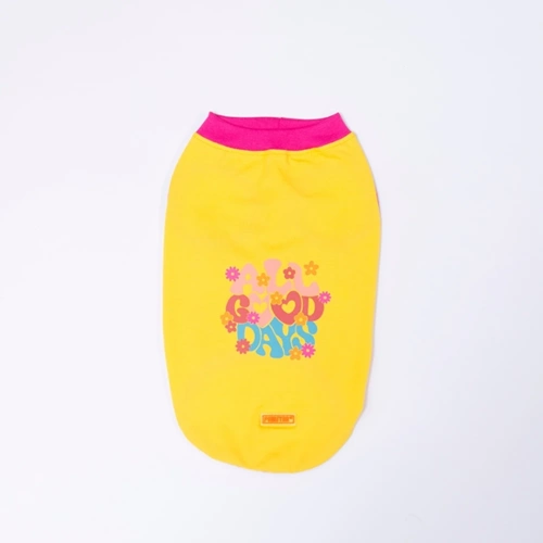 26802-PAWSTAR SARI ALL GOOD DAYS TİŞÖRT 6LI SET (S-M-L-L-XL-2XL)