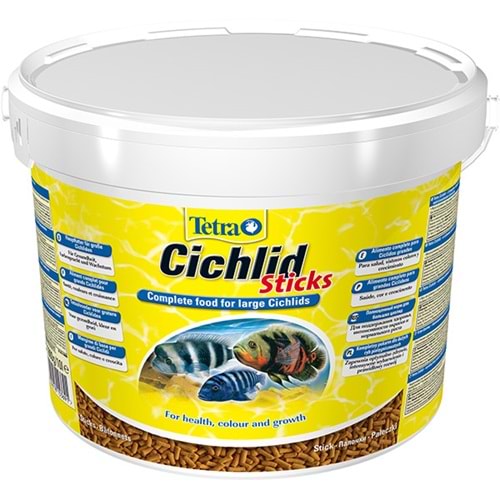 153691-TETRA CİCHLİD STİCKS 10LT KOVA
